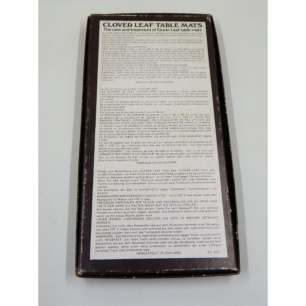Cloverleaf Square Country Pubs CC14 Cork Coasters Set of 6